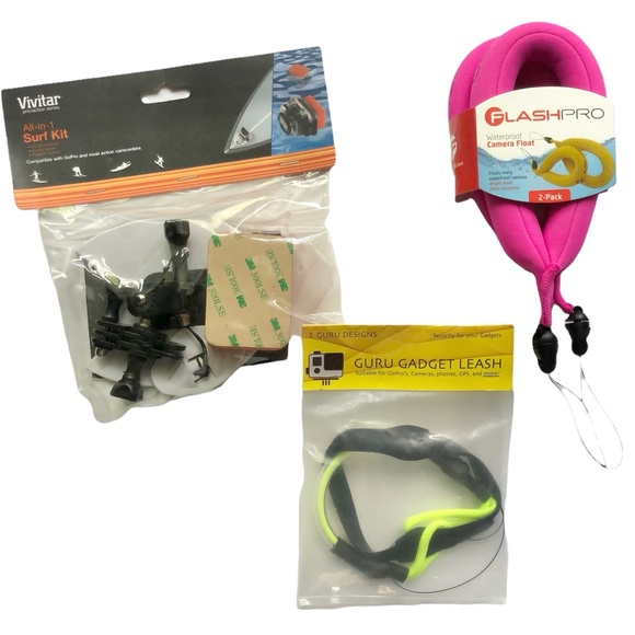 Vivitar All In 1 Surf Kit GoPR0 Surf Board Mount + Float Handles NEW - Picture 13 of 13